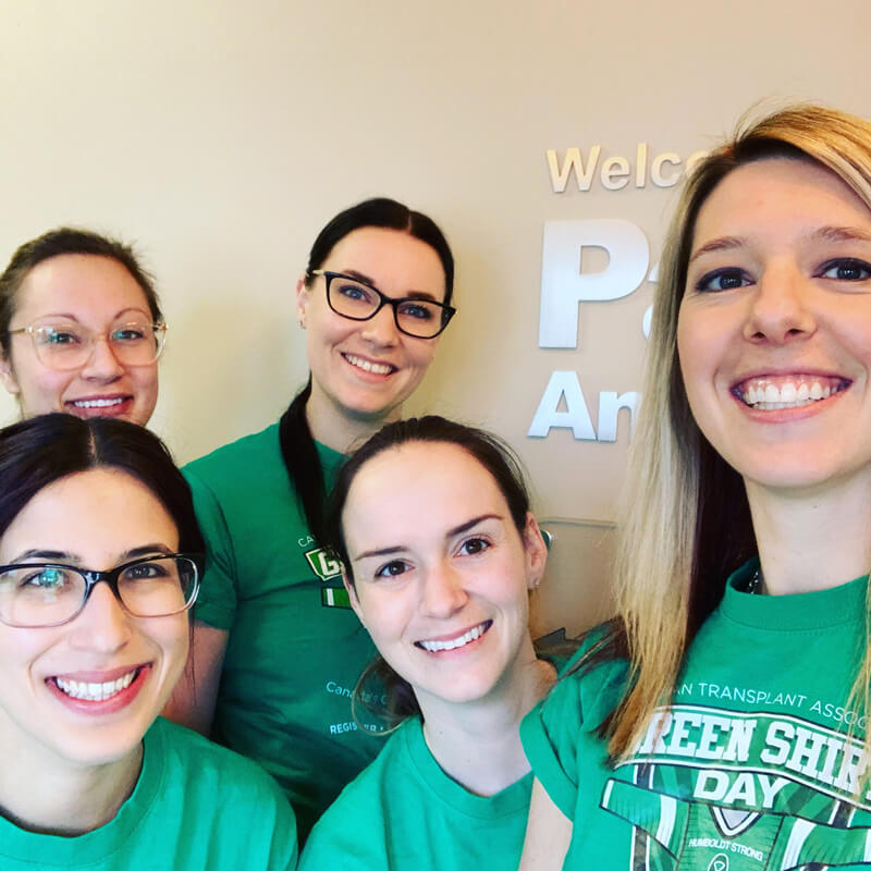 members of the Parkside Animal Hospital team